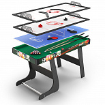 Игровой стол складной UNIX Line Трансформер 4 в 1 (125х63 cм)